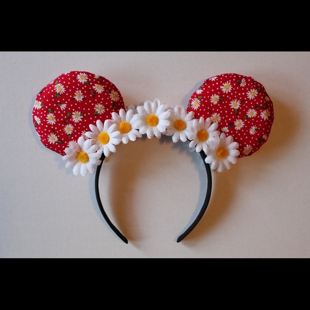 Floral Minnie ears - Picture 3 of 6